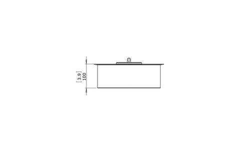 Ecosmart Fire AB3 Ethanol Burner - Stainless Steel Finish - ESF.B.AB3.WTT